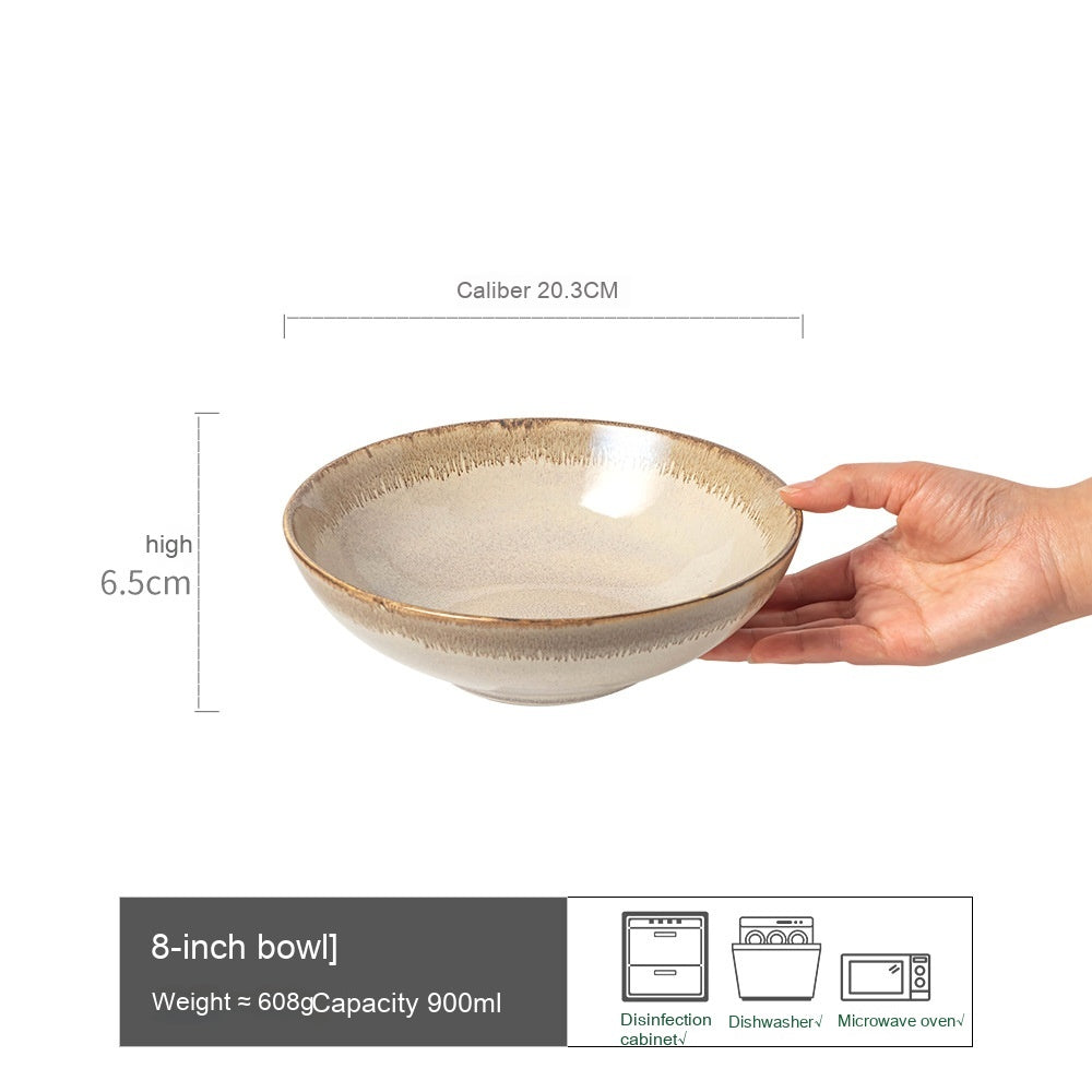 Ember Fade Artisan Salad Bowl