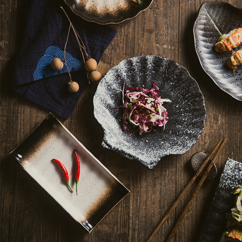 Kyoto Wave Irregular Serving Plate