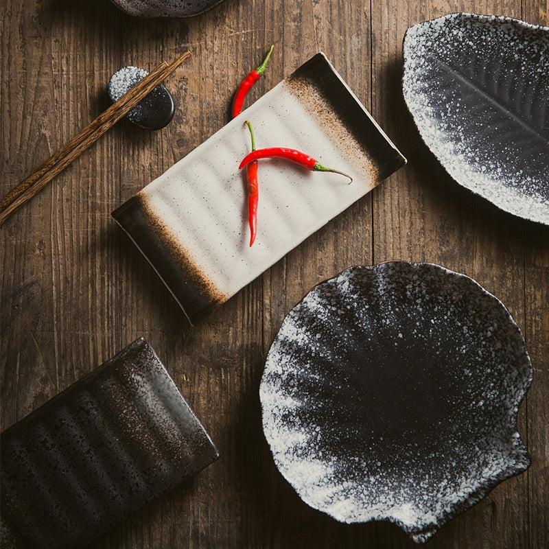 Kyoto Wave Irregular Serving Plate