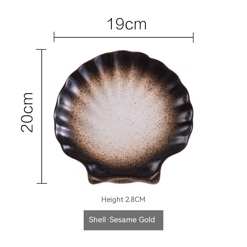 Kyoto Wave Irregular Serving Plate