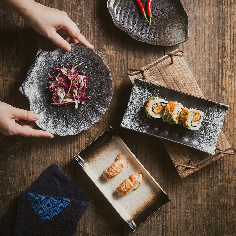 Kyoto Wave Irregular Serving Plate