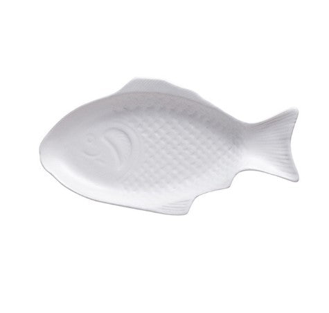 Ocean Curve Ceramic Fish Plate