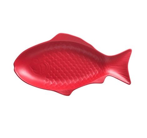 Ocean Curve Ceramic Fish Plate