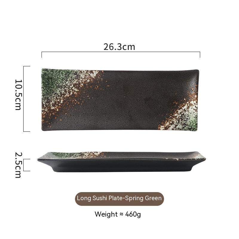 Sakura Fan Sushi Serving Plate