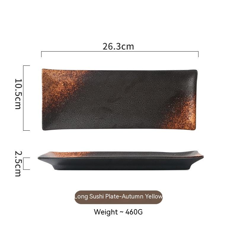 Sakura Fan Sushi Serving Plate