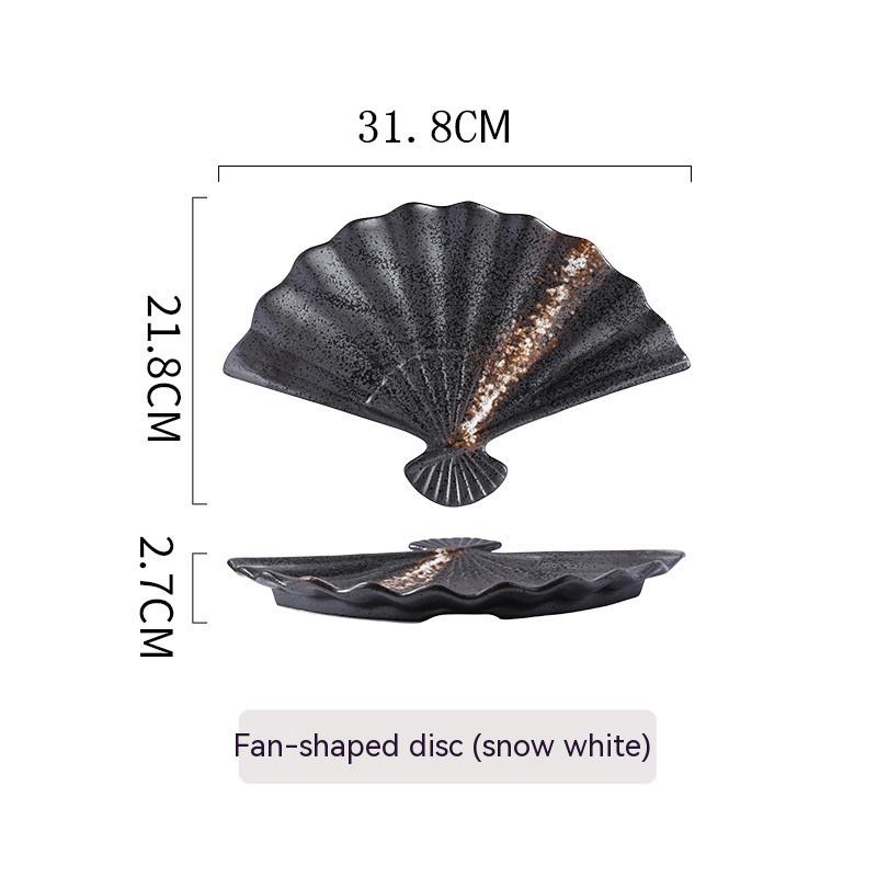 Sakura Fan Sushi Serving Plate