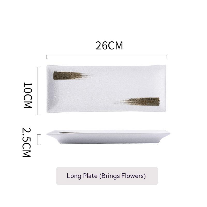 Sakura Fan Sushi Serving Plate