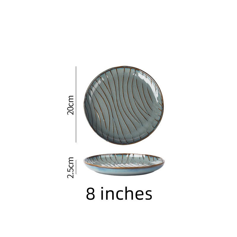 Slate Flow Irregular Pasta Plate