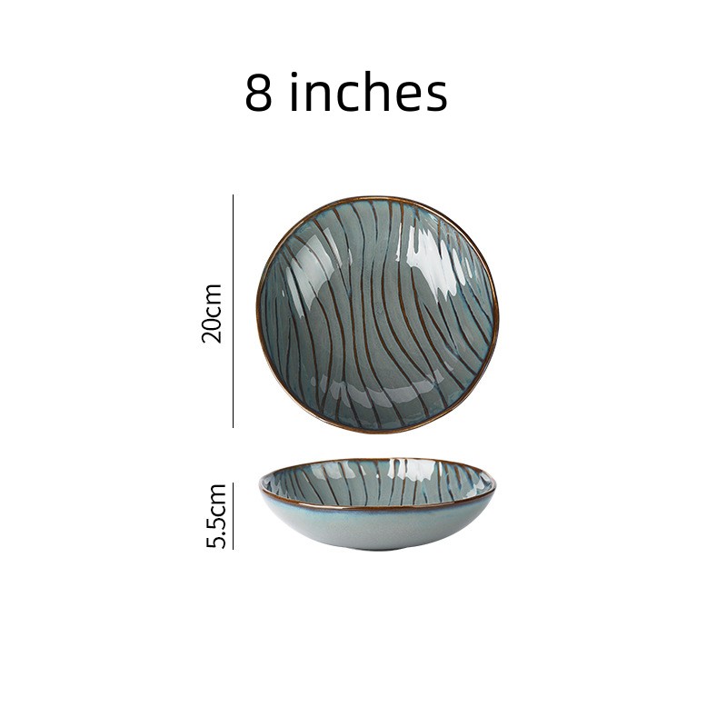 Slate Flow Irregular Pasta Plate