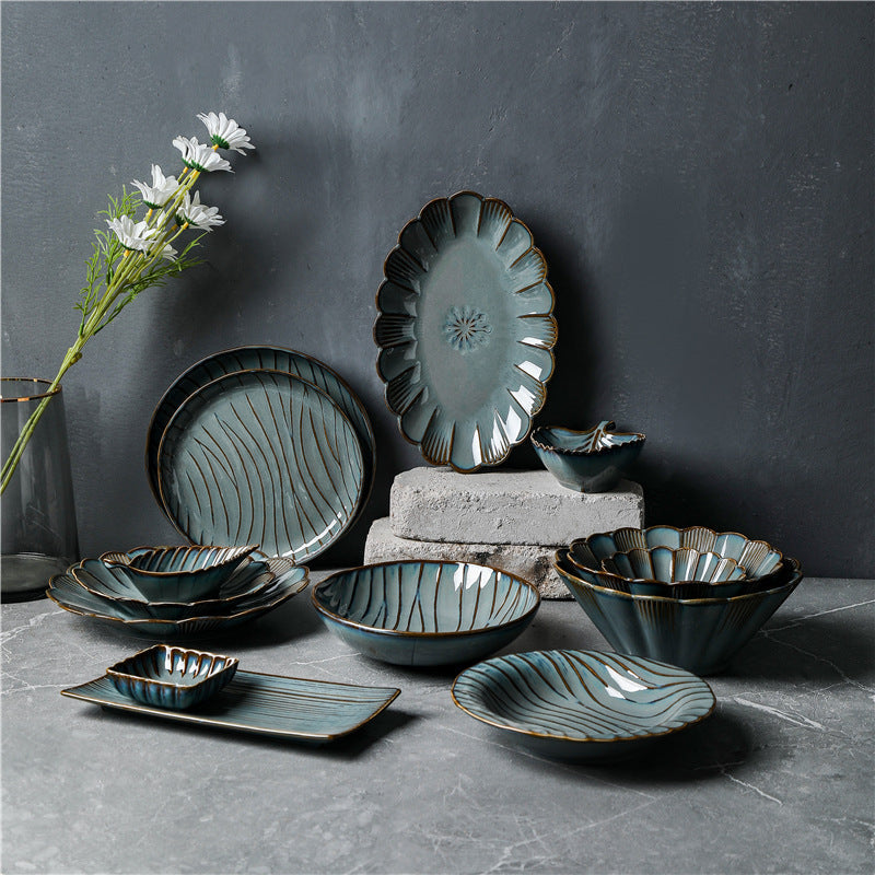 Slate Flow Irregular Pasta Plate