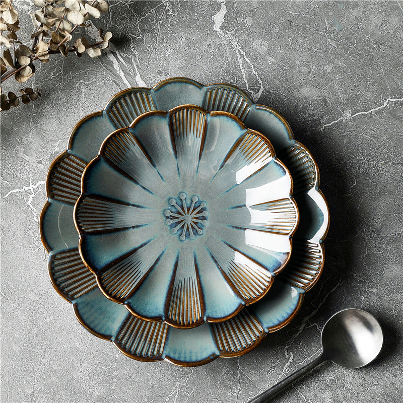 Slate Flow Irregular Pasta Plate