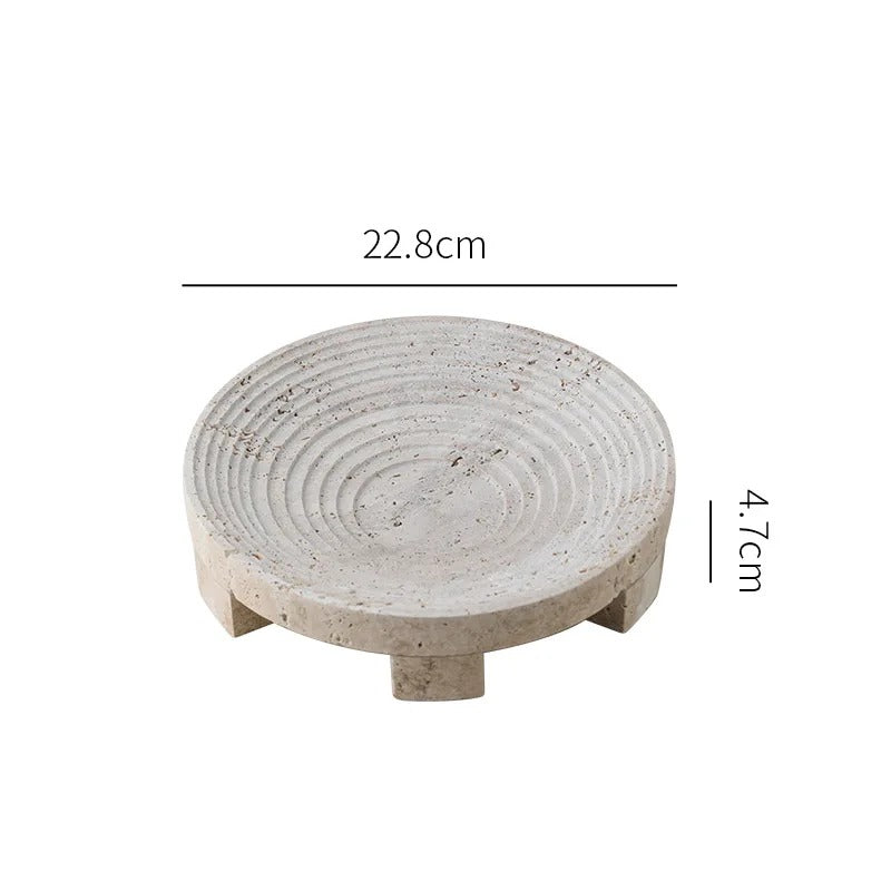 Stone Echo Rustic Serving Tray