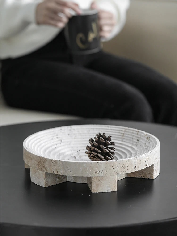 Stone Echo Rustic Serving Tray