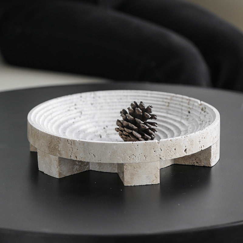 Stone Echo Rustic Serving Tray