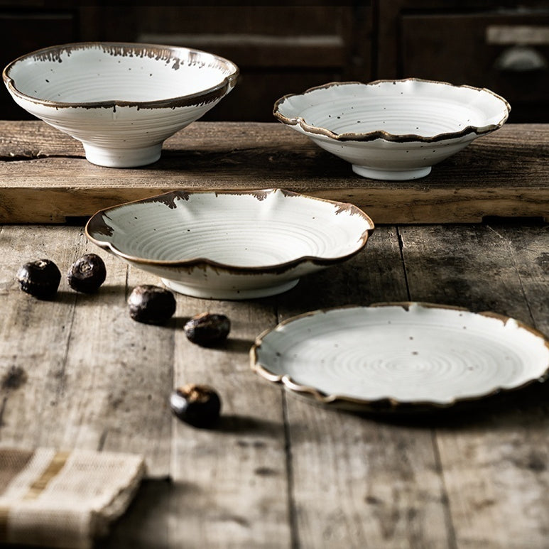 Vintage Petal Lace Serving Plate