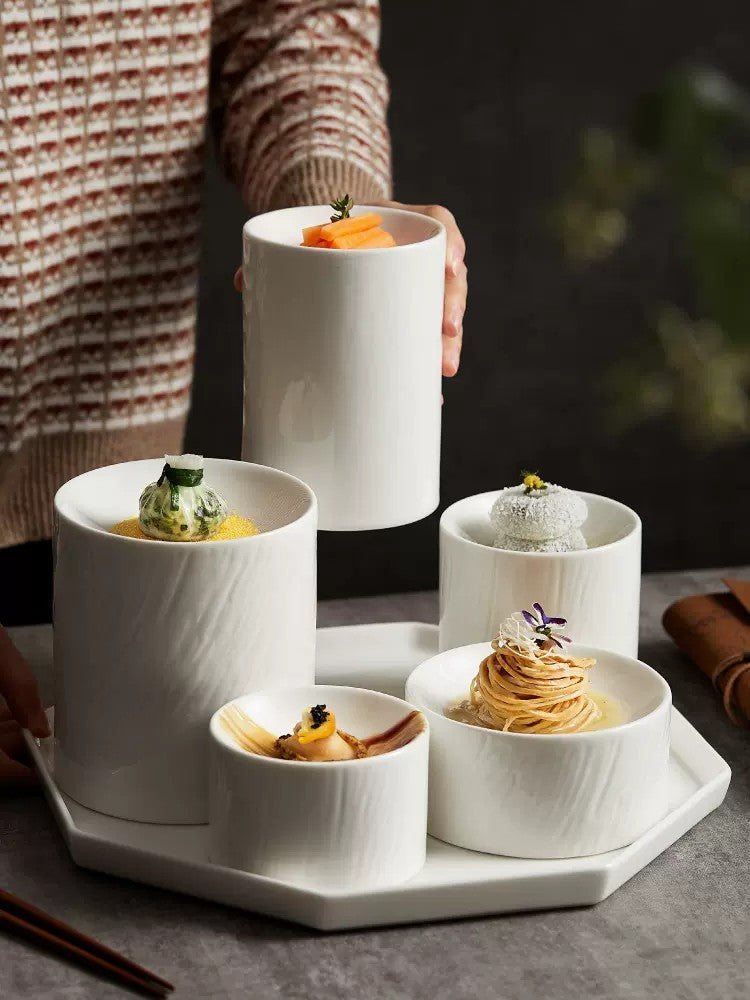 Woodgrain Fusion Dessert Bowl