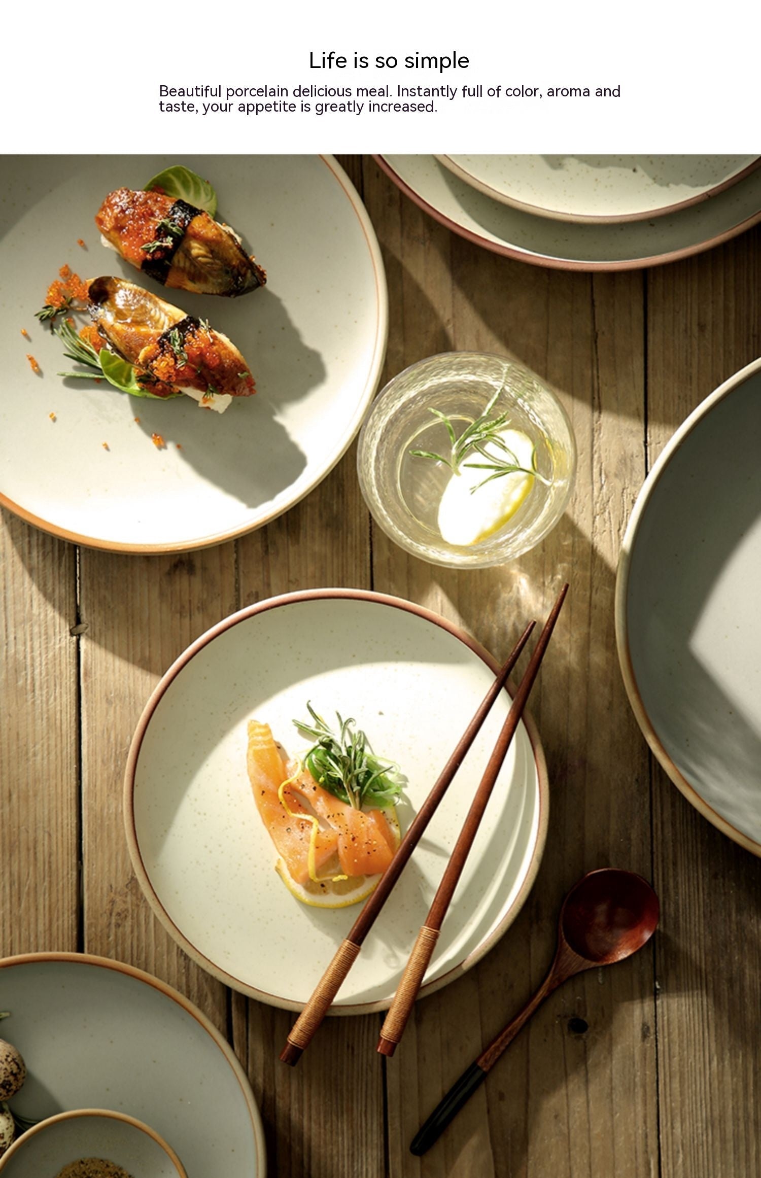 Zen Circle Minimal Dining Plate